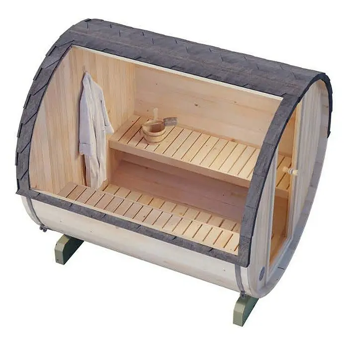 FinnTherm Fasssauna Mini S - Holz