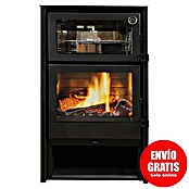 Invicta Estufa de leña Modena con Horno (7,4 kW, Volumen de calefacción: 270 m³, Antracita) | BAUHAUS