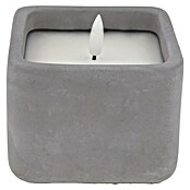 Hofer LED-Kerze Elara (L x H: 10 x 7,6 cm, Grau) | BAUHAUS