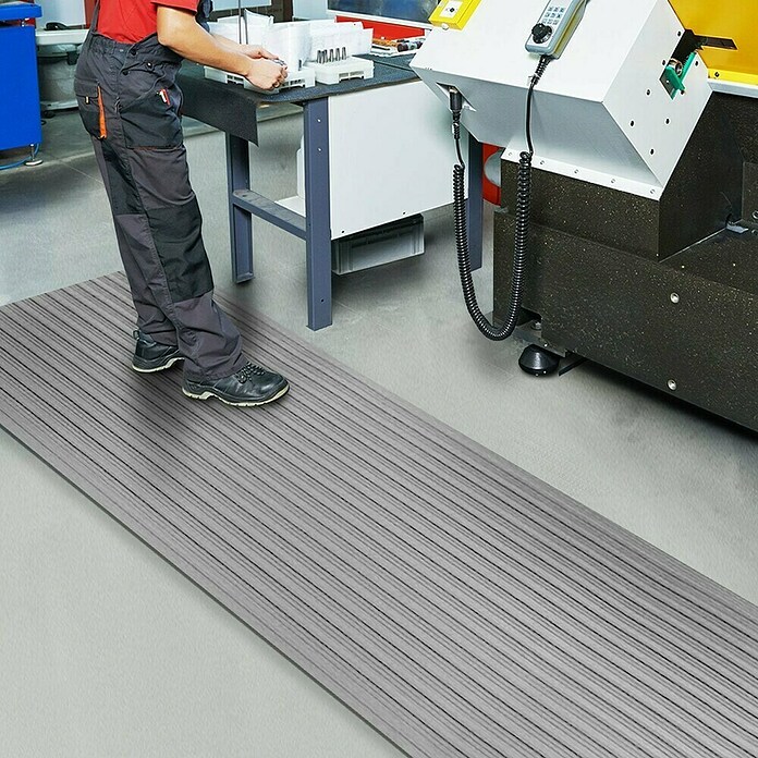 Floordirekt Läufer Softer-Work-Mat (120 x 600 cm, Grau) | BAUHAUS