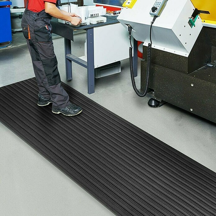 Floordirekt Läufer Softer-Work-Mat (90 x 250 cm, Schwarz) | BAUHAUS