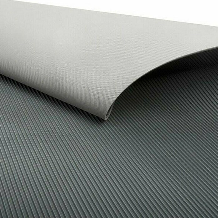 Floordirekt Läufer Fein gerippt (120 x 150 cm, Grau) | BAUHAUS