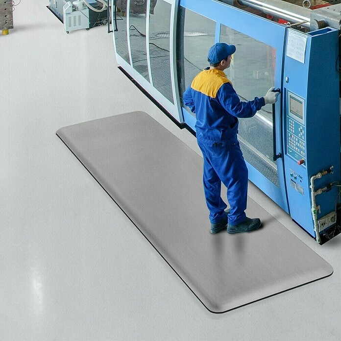 Floordirekt Bodenschutzmatte Heavy-Duty Soft-Tritt (60 x 90 cm, Grau) | BAUHAUS