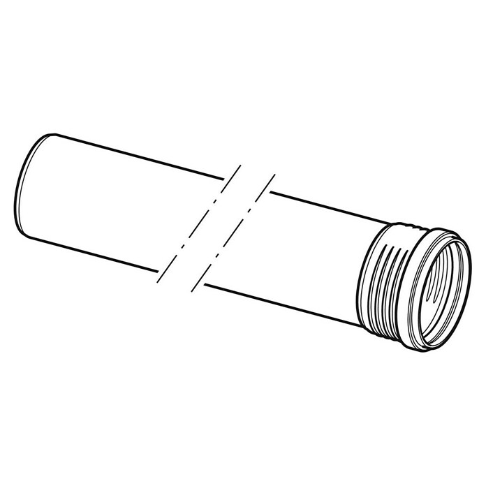 Geberit Silent PP-Rohr (DN 90, Länge: 25 cm)