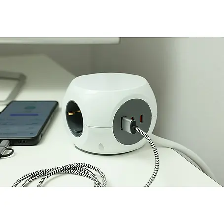 UniTEC  Steckdosenwürfel USB-A, USB-C