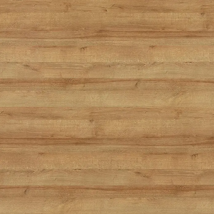Pelipal Cassca LED-Spiegelschrank - B x H: 60 x 70,3 cm, Holz, Eiche Riviera - Holzstruktur mit warmen, goldenen Farbtönen und feinen Maserungen, ideal für Möbel oder Innenausbau.
