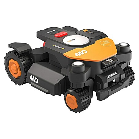 Worx PowerShare 20V Robot cortacésped M600 AWD Landroid Vision Cloud WR340E (600 m², Ancho de corte: 20 cm, Navegación por satélite, RTK)