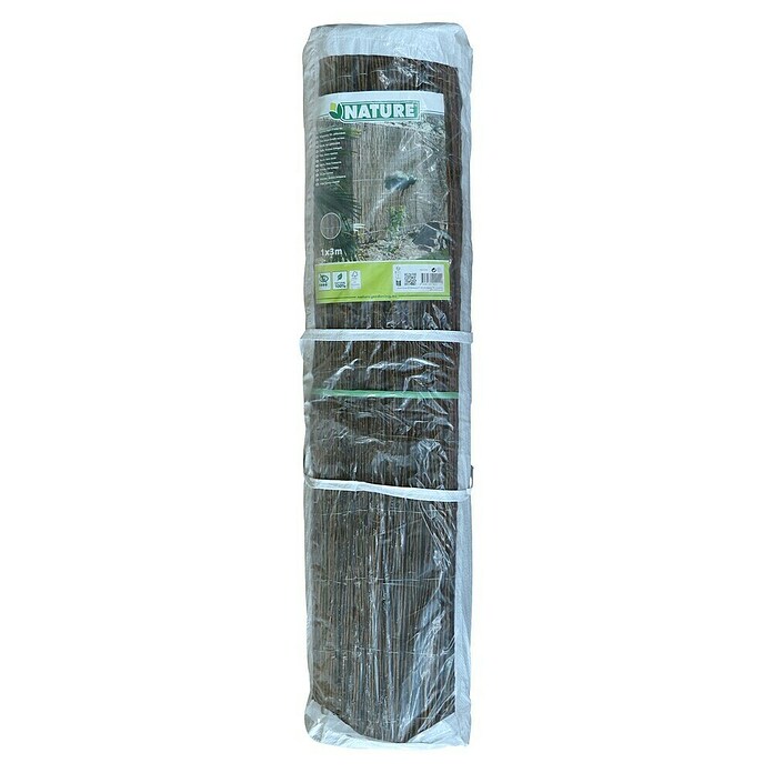 Nature Wilgenmat fijn (3 x 1 m, Wilg, Bruin) | BAUHAUS