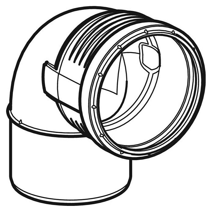 Geberit Silent PP-Bogen (DN 50, 87,5 °)