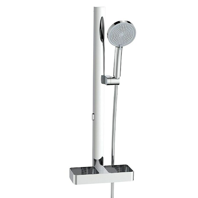 Set de ducha Zeno (Distancia entre orificios: 15 cm, Cromo, Metal) | BAUHAUS