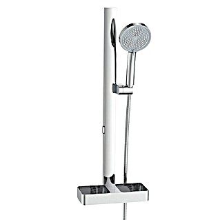 Set de ducha Zeno (Distancia entre orificios: 15 cm, Cromo, Metal)