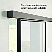 Diamond Doors Black Edition Schiebetür-Komplettset Jubidoor Loftline Black (935 x 2 058 mm, Einscheibensicherheitsglas (ESG)) | BAUHAUS