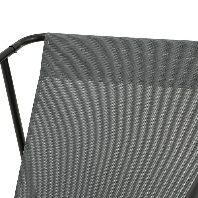 Conjunto de muebles Kateli (4 pzs., Acero/Textiline, Antracita) | BAUHAUS
