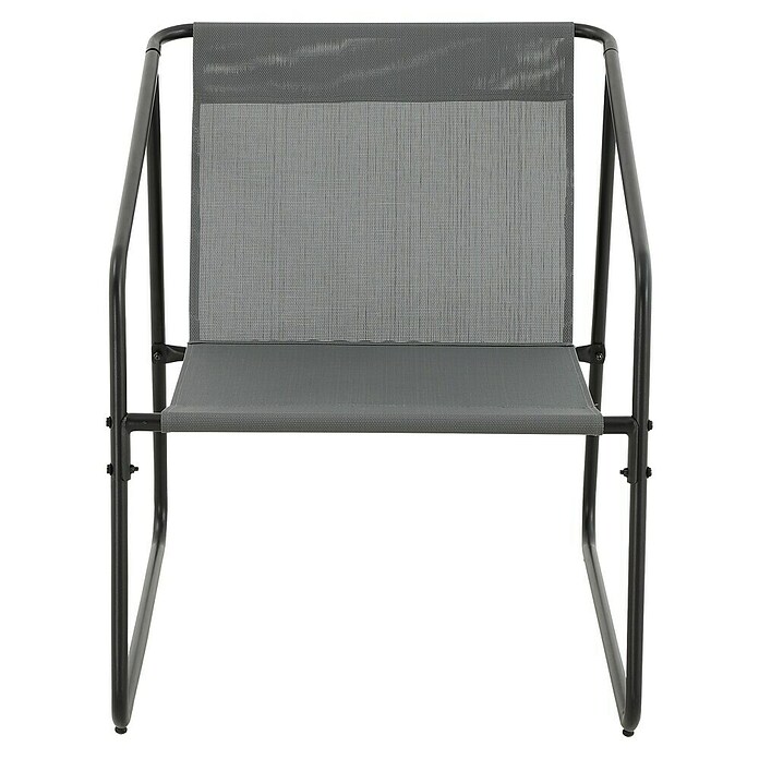 Conjunto de muebles Kateli (4 pzs., Acero/Textiline, Antracita) | BAUHAUS