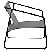 Conjunto de muebles Kateli (4 pzs., Acero/Textiline, Antracita) | BAUHAUS