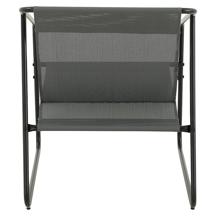 Conjunto de muebles Kateli (4 pzs., Acero/Textiline, Antracita) | BAUHAUS
