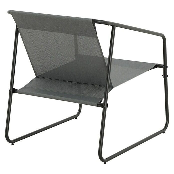 Conjunto de muebles Kateli (4 pzs., Acero/Textiline, Antracita) | BAUHAUS