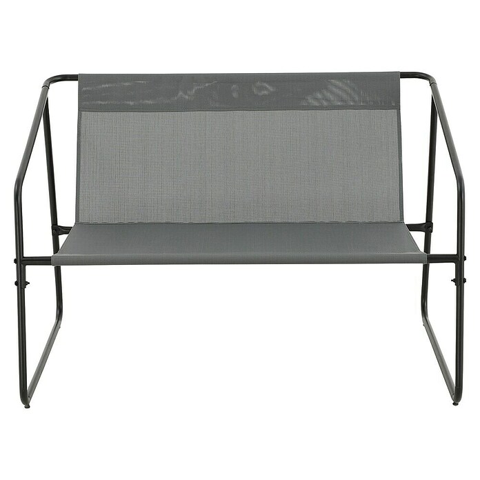 Conjunto de muebles Kateli (4 pzs., Acero/Textiline, Antracita) | BAUHAUS