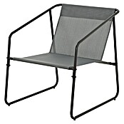Conjunto de muebles Kateli (4 pzs., Acero/Textiline, Antracita) | BAUHAUS