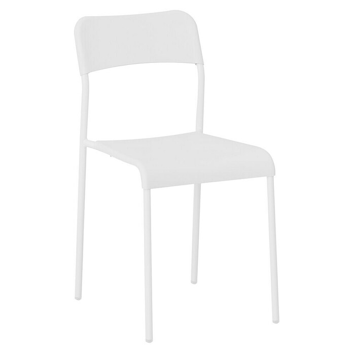Conjunto de muebles de balcón Ina (3 pzs., Polipropileno, Blanco) | BAUHAUS