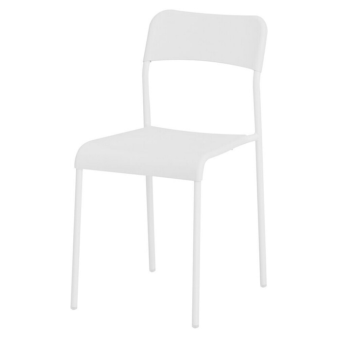 Conjunto de muebles de balcón Ina (3 pzs., Polipropileno, Blanco) | BAUHAUS