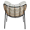 Sillón de jardín Cira II (An x Pr x Al: 94 x 103 x 96 cm, Marrón/Gris, Ratán sintético/Acero) | BAUHAUS