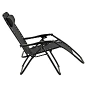 Sunfun Sillón de posiciones Forio (L x An x Al: 152 x 63 x 104 cm, Negro, Textiline/Acero) | BAUHAUS
