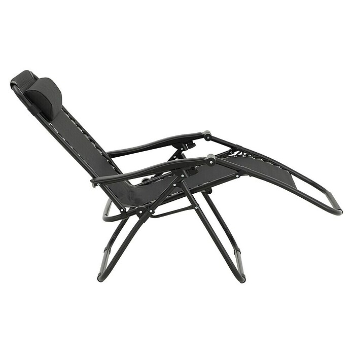 Sunfun Sillón de posiciones Forio (L x An x Al: 152 x 63 x 104 cm, Negro, Textiline/Acero) | BAUHAUS