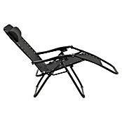 Sunfun Sillón de posiciones Forio (L x An x Al: 152 x 63 x 104 cm, Negro, Textiline/Acero) | BAUHAUS