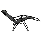 Sunfun Sillón de posiciones Forio (L x An x Al: 152 x 63 x 104 cm, Negro, Textiline/Acero) | BAUHAUS