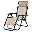 Sunfun Sillón de posiciones Forio (63 x 152 x 104 cm, Taupe, Textiline/Acero) | BAUHAUS