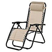 Sunfun Sillón de posiciones Forio (L x An x Al: 152 x 63 x 104 cm, Taupe, Textiline/Acero) | BAUHAUS