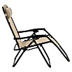 Sunfun Sillón de posiciones Forio (63 x 152 x 104 cm, Taupe, Textiline/Acero) | BAUHAUS