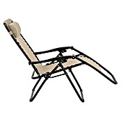 Sunfun Sillón de posiciones Forio (L x An x Al: 152 x 63 x 104 cm, Taupe, Textiline/Acero) | BAUHAUS