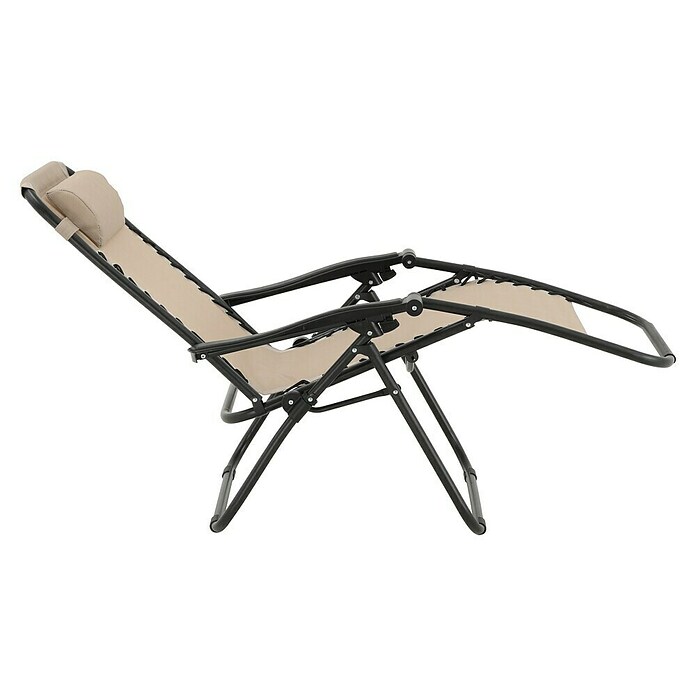 Sunfun Sillón de posiciones Forio (L x An x Al: 152 x 63 x 104 cm, Taupe, Textiline/Acero) | BAUHAUS