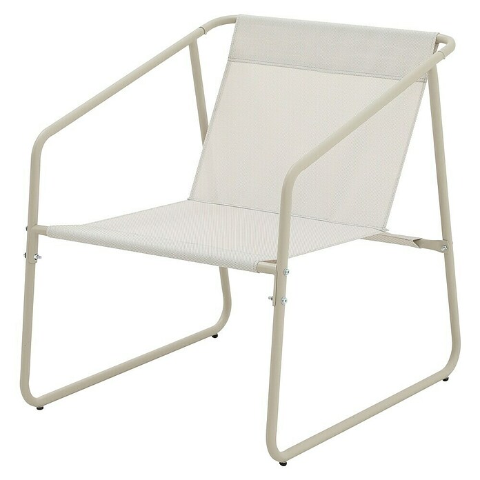 Conjunto de muebles Kateli (4 pzs., Acero/Textiline, Beige) | BAUHAUS