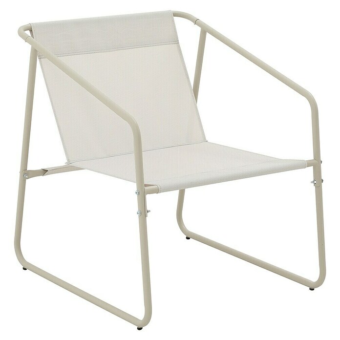 Conjunto de muebles Kateli (4 pzs., Acero/Textiline, Beige) | BAUHAUS