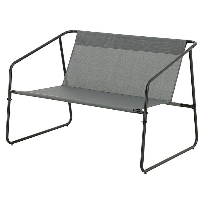 Conjunto de muebles Kateli (4 pzs., Acero/Textiline, Antracita) | BAUHAUS