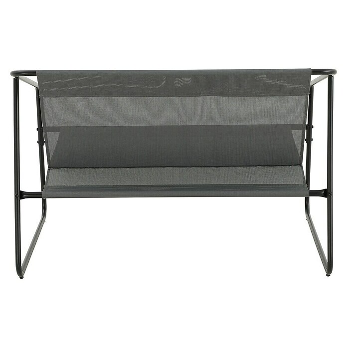 Conjunto de muebles Kateli (4 pzs., Acero/Textiline, Antracita) | BAUHAUS