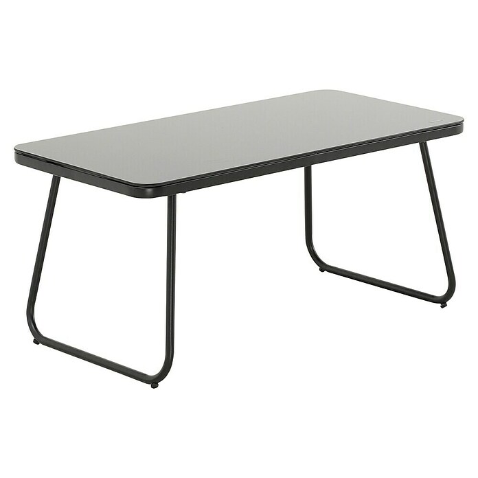 Conjunto de muebles Kateli (4 pzs., Acero/Textiline, Antracita) | BAUHAUS