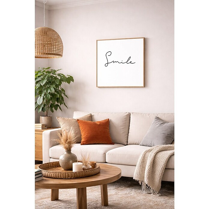 Cuadro Smile (Smile, An x Al: 40 x 40 cm, 1 pzs.) | BAUHAUS
