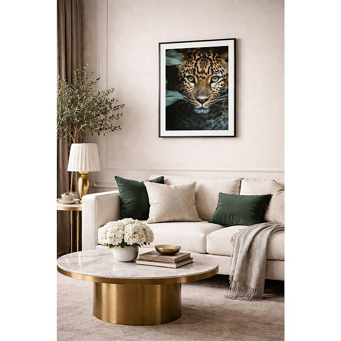 Cuadro Leopardo hojas (Leopardo hojas, An x Al: 40 x 50 cm, 1 pzs.) | BAUHAUS