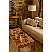 Cesta de fibras naturales (L x An x Al: 32 x 22 x 18 cm, Natural) | BAUHAUS