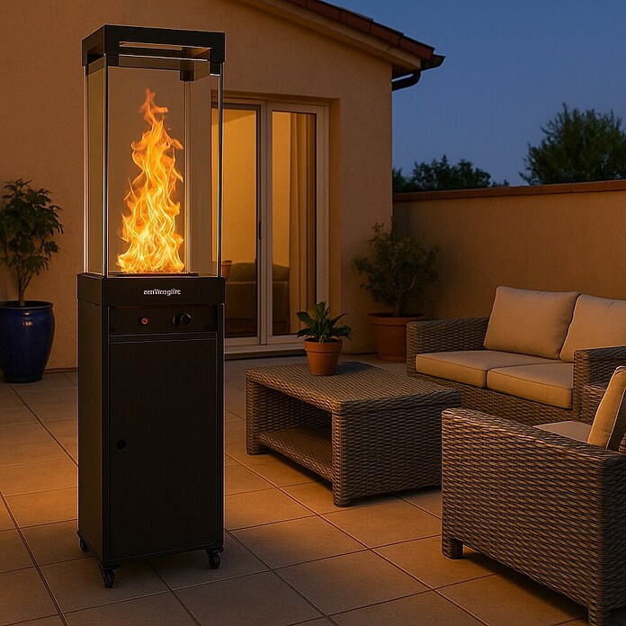 Orbegozo Estufa de exterior PHE95 (4 kW - 8 kW, Altura: 150 cm) | BAUHAUS