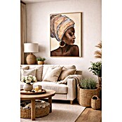 Lienzo Africana de perfil (Africana de perfil, An x Al: 50 x 70 cm) | BAUHAUS