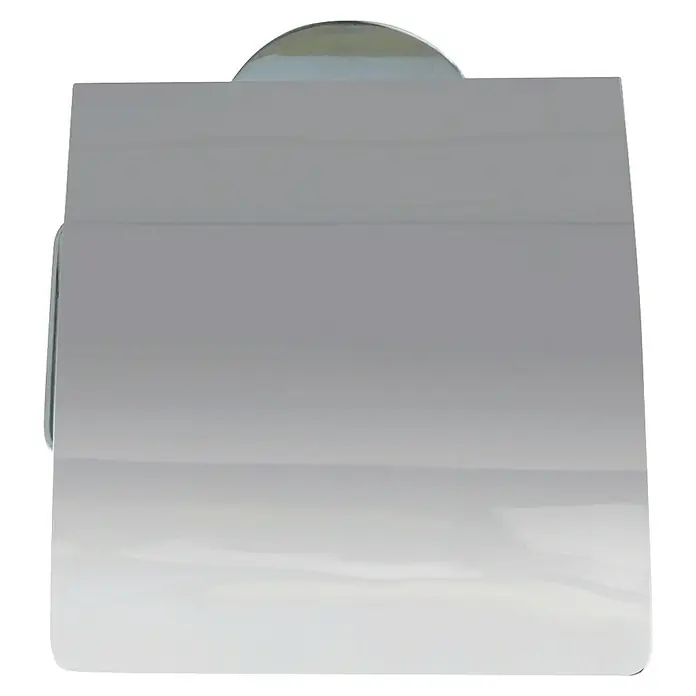Wenko Toilettenpapierhalter - Silber Glänzend - Nahaufnahme einer stilvollen, modernen Wandleuchte in Silber, die ein sanftes und einladendes Licht für jeden Raum bietet.