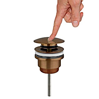 Best Design Afvoerplug Liora (Desert Brown, Messing, Afsluitbaar)