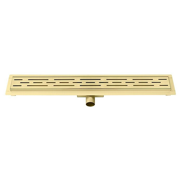 Best Design Douchegoot met flens - Nancy (Lengte rooster: 90 cm, Goud) | BAUHAUS