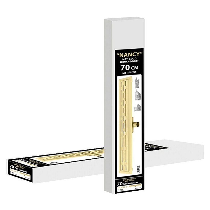 Best Design Douchegoot met flens - Nancy (Lengte rooster: 70 cm, Goud) | BAUHAUS