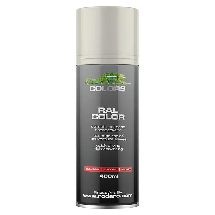 Colors Farbspray Sprühlack 400ml RAL9001 Cremeweiss Glanz - RAL9001 - Cremeweiss Glanz, Sprühdose